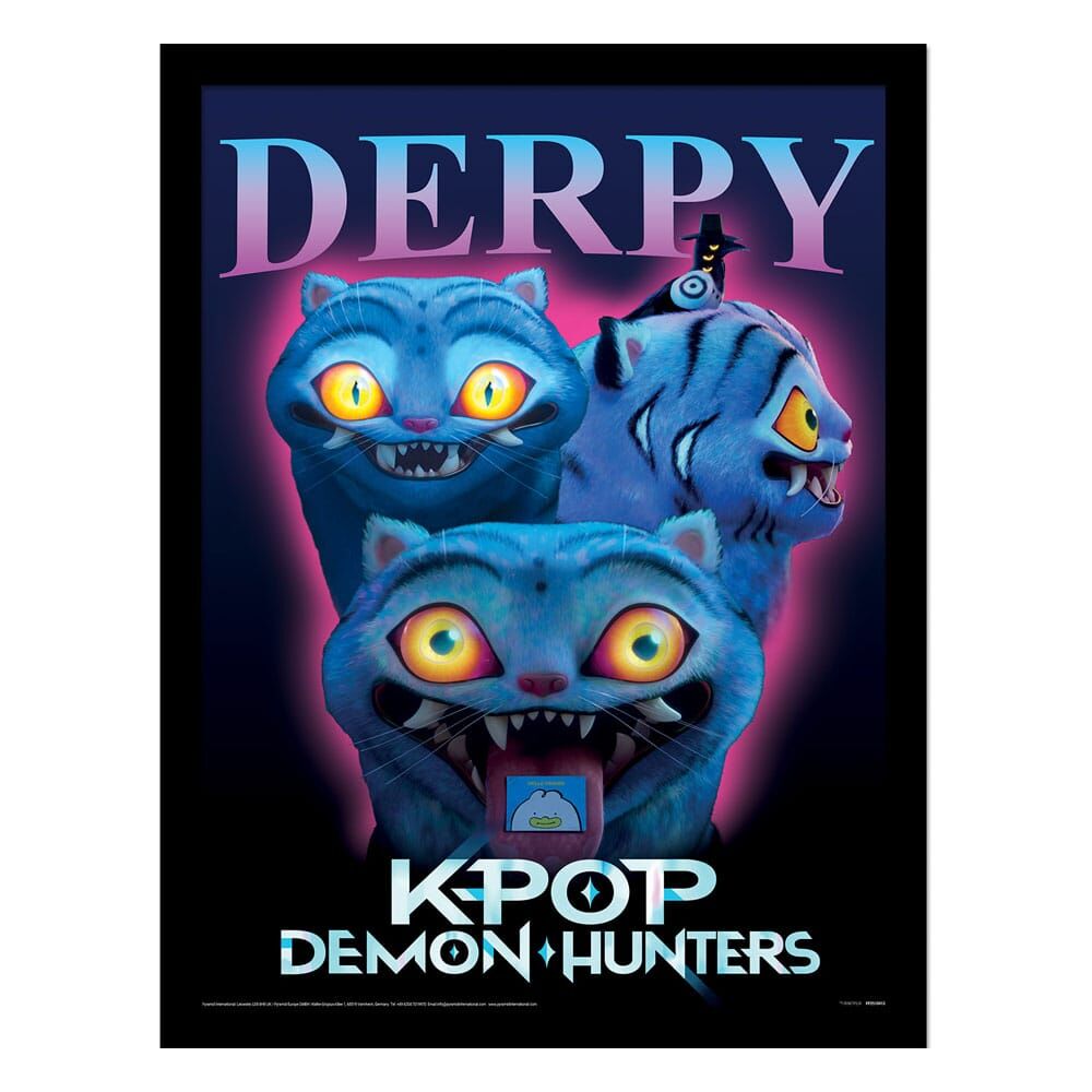 Las guerreras K-pop Póster Enmarcado Collector Print Derpy
