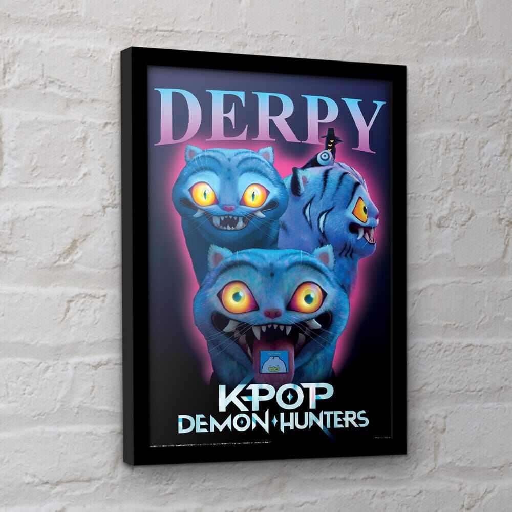 Las guerreras K-pop Póster Enmarcado Collector Print Derpy