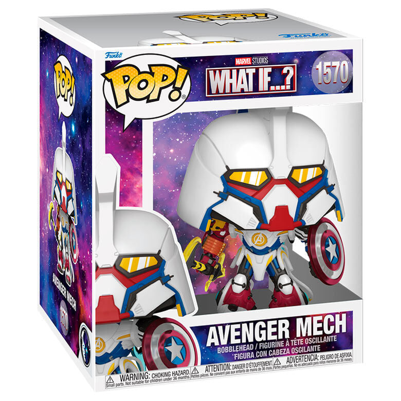 What If...? Super Sized POP! Marvel Vinyl Figura Super Mech 15 cm
