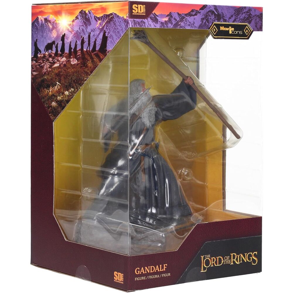 Figura el senor de los anillos gandalf en moria 18cm