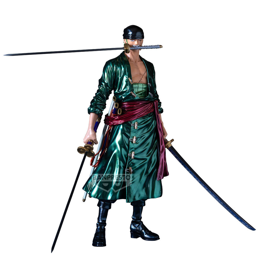 Figura Roronoa Zoro Premium The Metallic One Piece 30cm Frikytopia