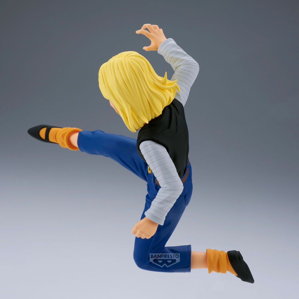 Set 2 figures Android 18 & Mr. Satan Match Makers Dragon Ball Z 11-8cm