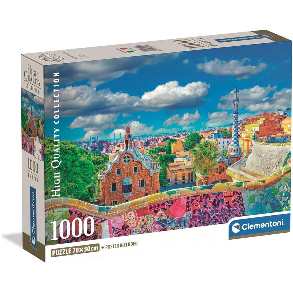 Puzzle Park Guell Barcelona High Quality 1000pzs Frikytopia
