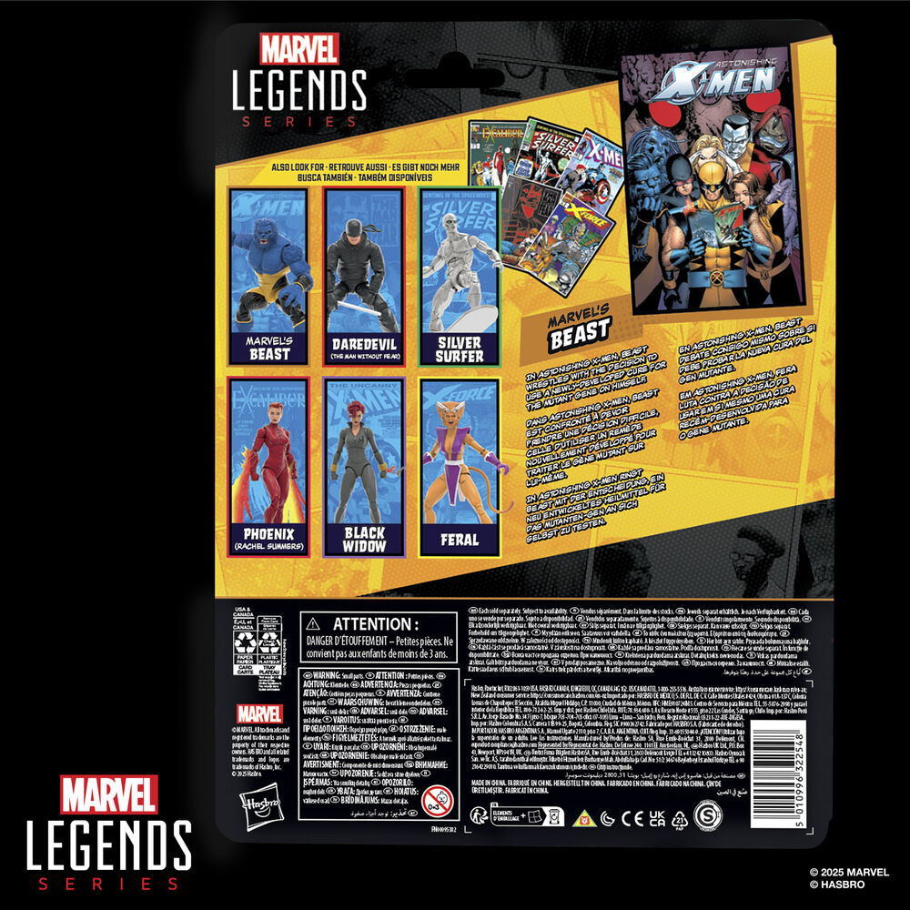 Astonishing X-Men Marvel Legends Figura Marvel's Beast 15 cm