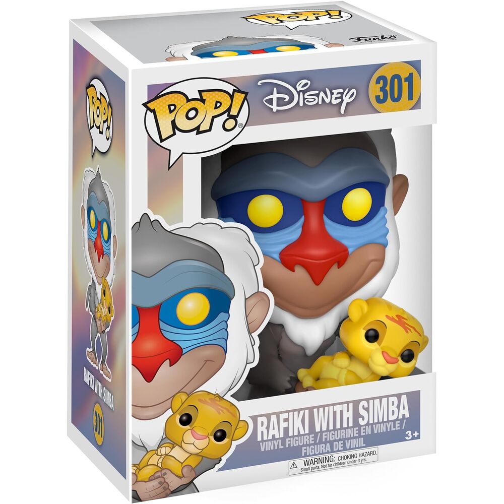 Funko Pop! El Rey Leon Rafiki con Simba