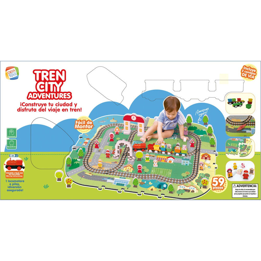 Aventuras en Tren por la ciudad Frikytopia