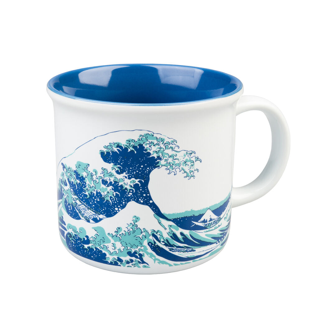 Taza La Gran Ola de Kanagawa Hokusai 350ml Frikytopia