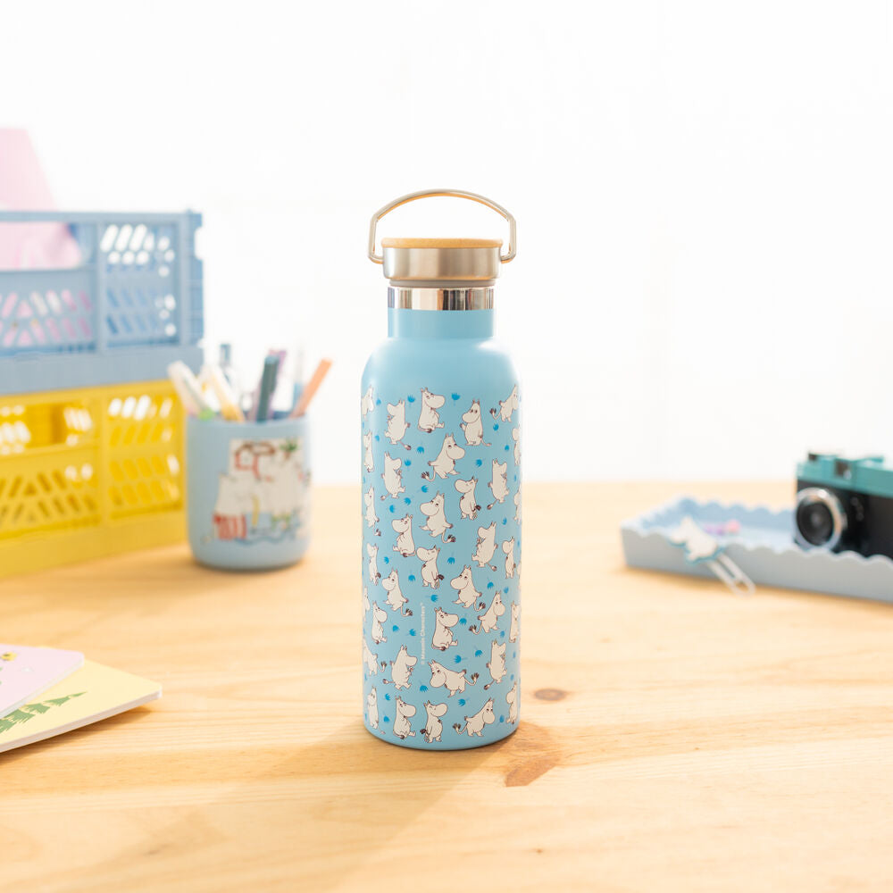 Moomin Botella de Acero con Asa 500 ml