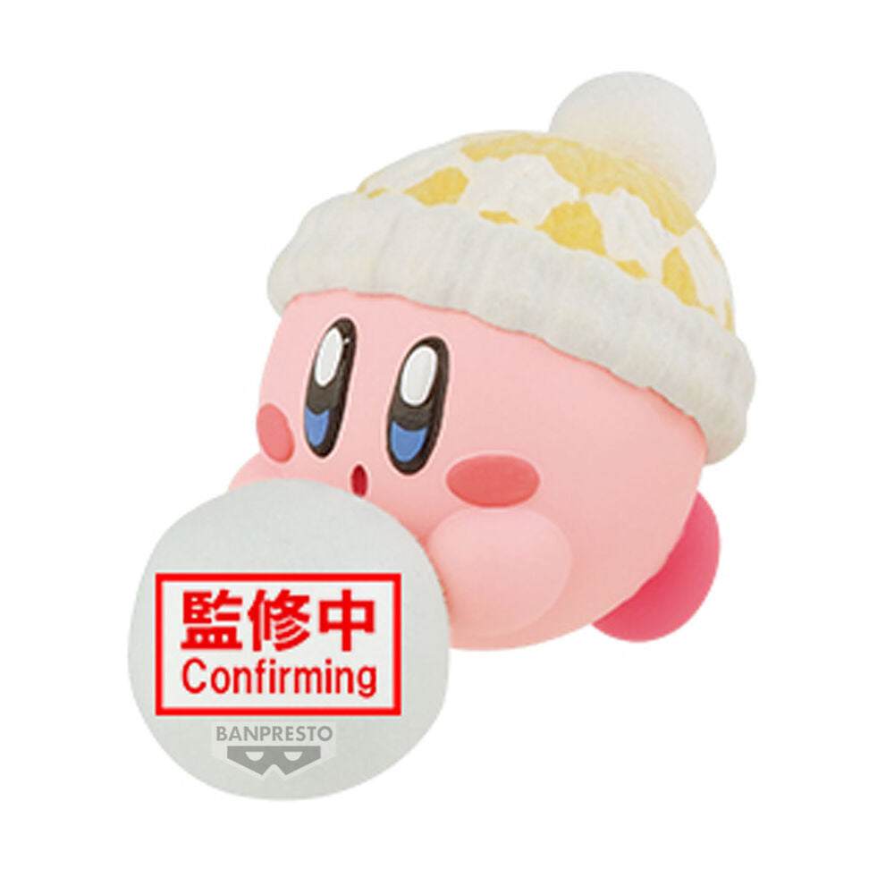 Figura Kirby Play in the Snow Fluffy Puffy Mine Kirby 4cm Frikytopia
