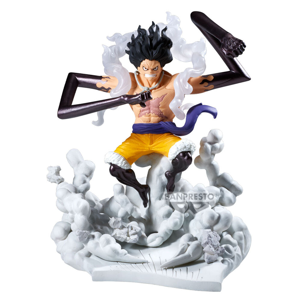 Figura Monkey D Luffy Gear 4 Senkokkei One Piece 15cm Frikytopia