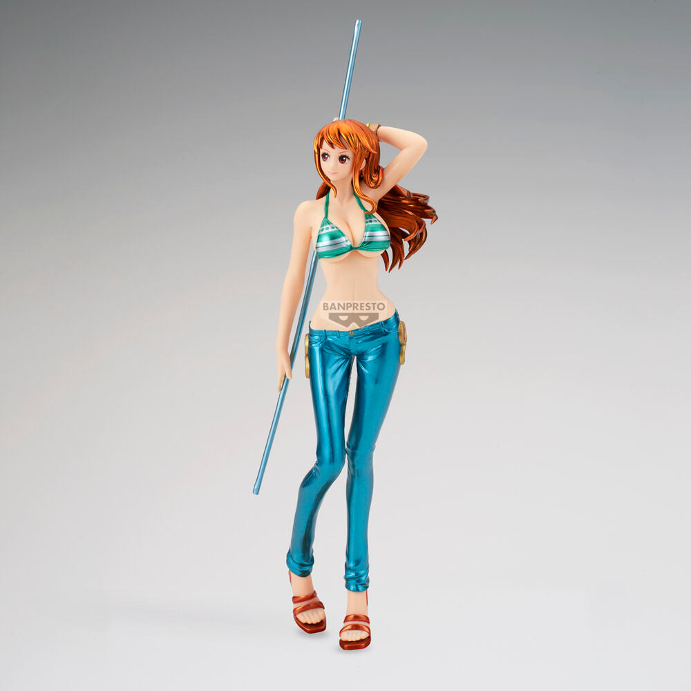 Figura banpresto one piece glitter & glamours nami special color ver.a