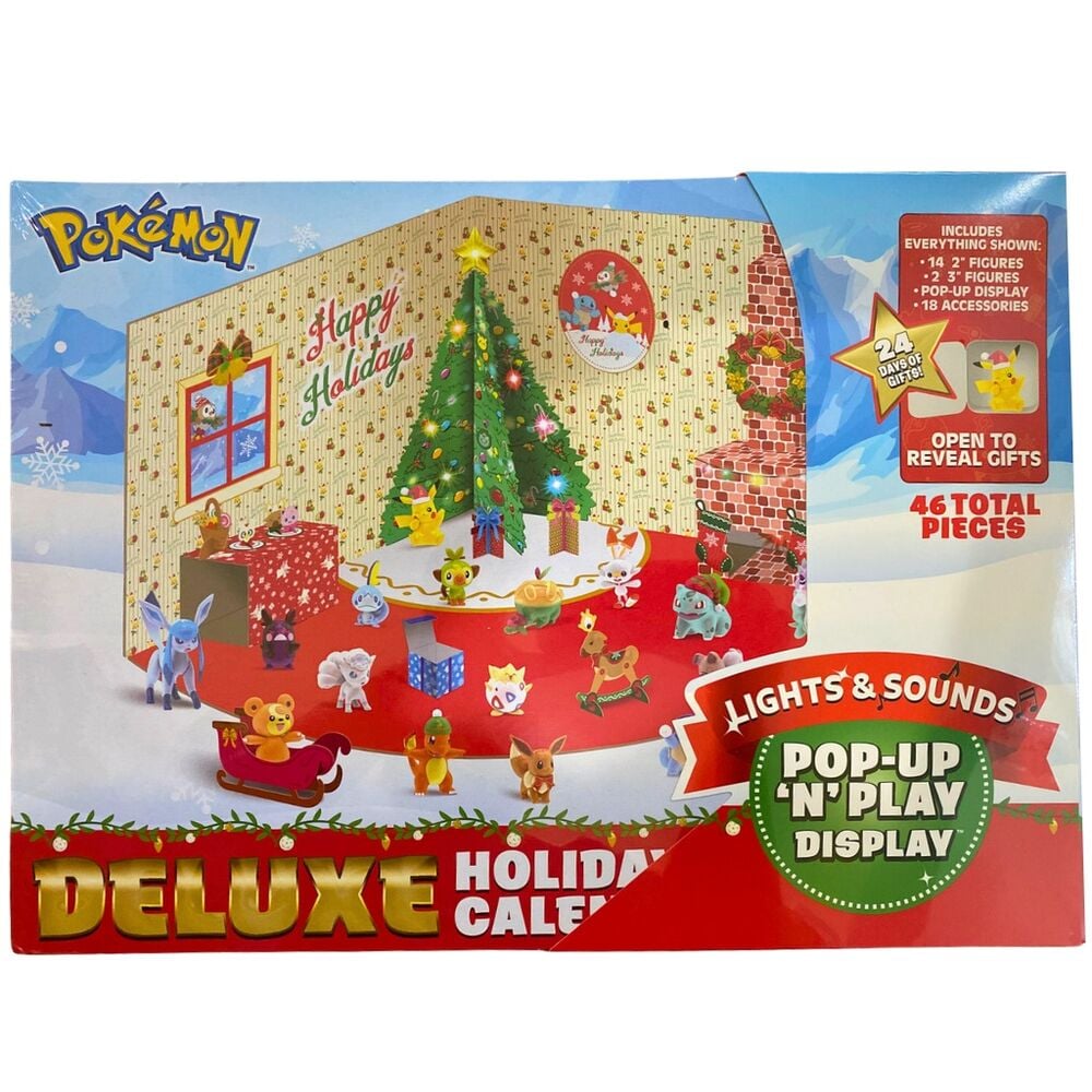 Calendario adviento Deluxe Pokemon luces y sonido