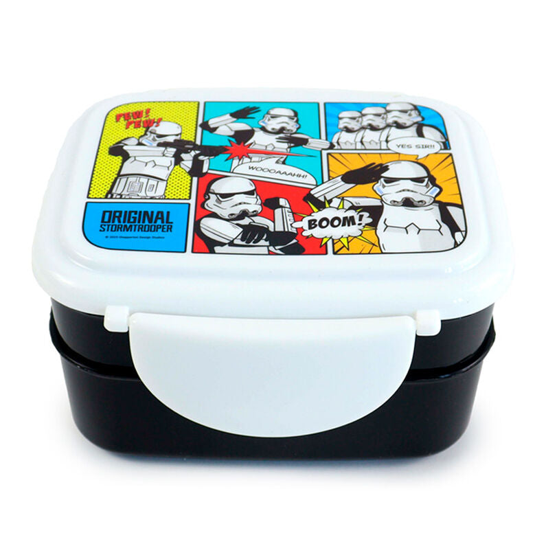 Sandwichera + cubiertos Soldado Imperial Stormtrooper Star Wars Frikytopia