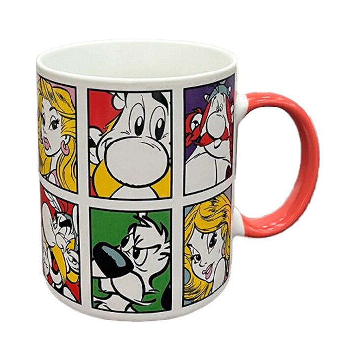 Taza con retratos de Asterix 300ml Frikytopia