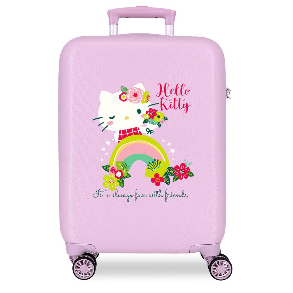 Maleta trolley ABS Always Fun With Friends Hello Kitty 55cm Frikytopia