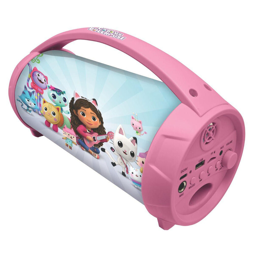 Altavoz Bluetooth Luminoso + Microfono La Casa de Muñecas de Gabby