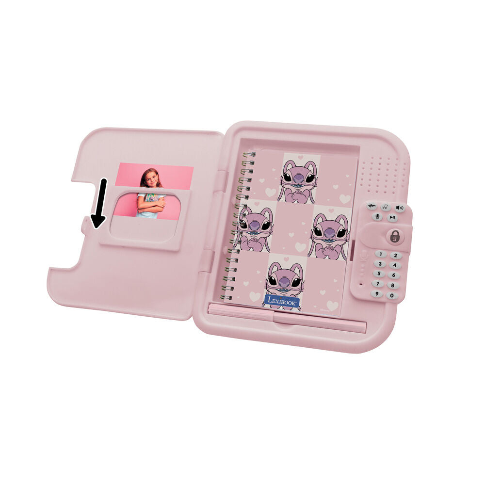 Diario Electronico Angel Stitch Disney