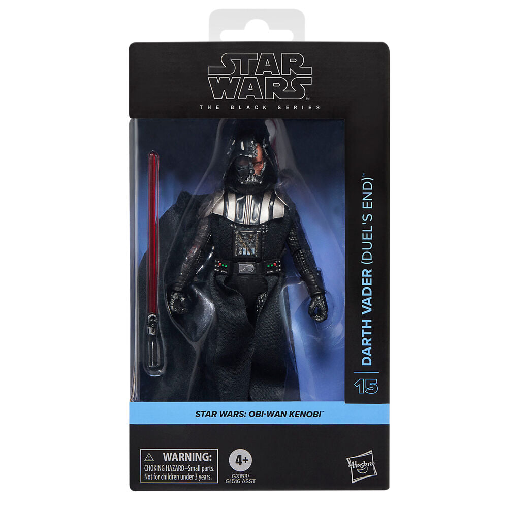 Figura hasbro star wars the black series obi - wan kenobi darth vader (duel's end)