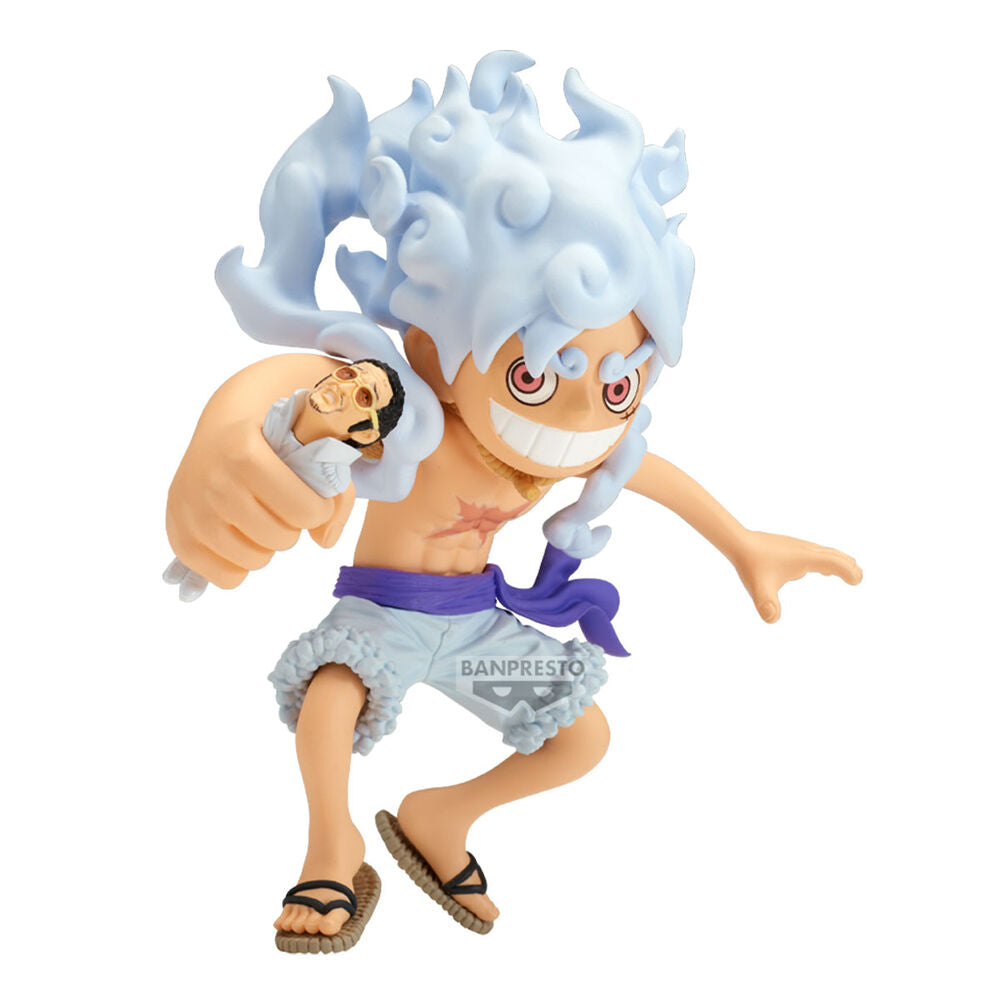 Figura Monkey D. Luffy vs Borsalino Mega World Collectable One Piece 13cm Frikytopia