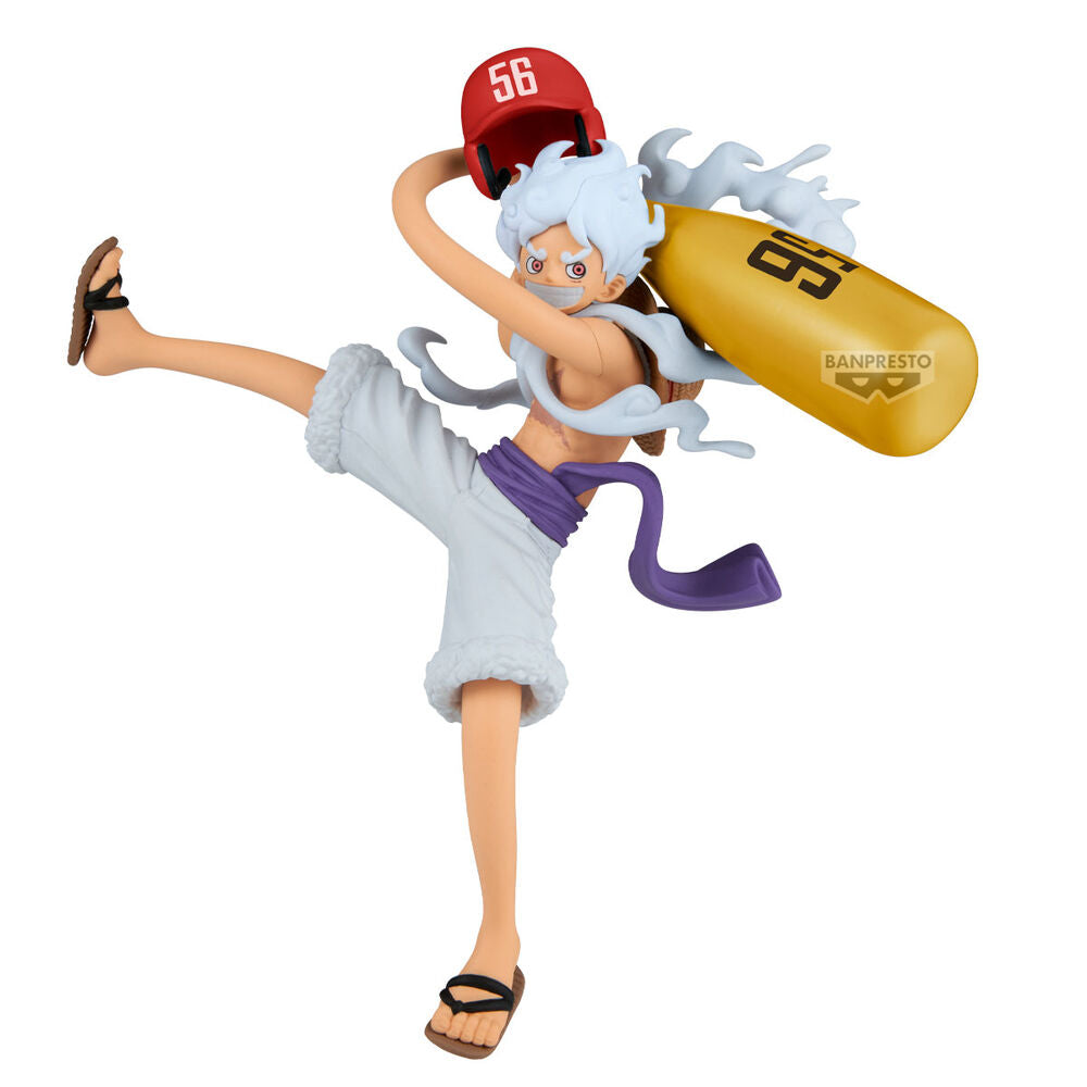 Figura Monkey D. Luffy Gear 5 Battle Record One Piece 17cm Frikytopia