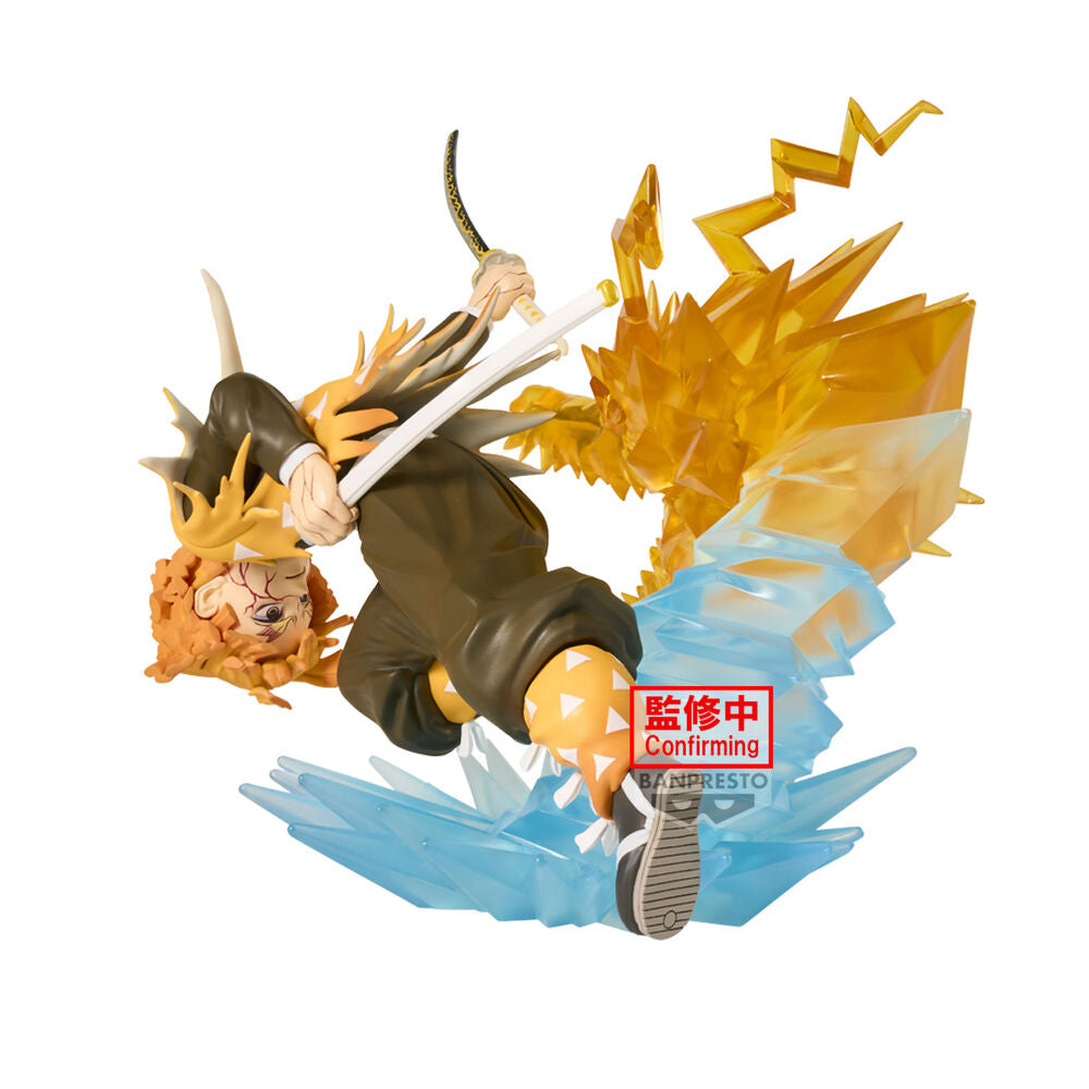 Figura banpresto demon slayer: kimetsu no yaiba vibration stars plus zenitsu agatsuma