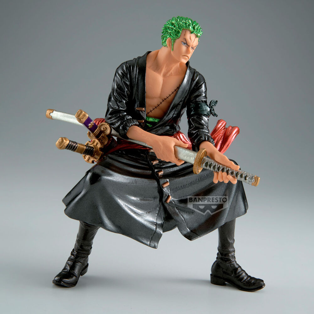 Figura banpresto one piece king of artist roronoa zoro & sanji special ver. - (a:roronoa zoro) 18cm