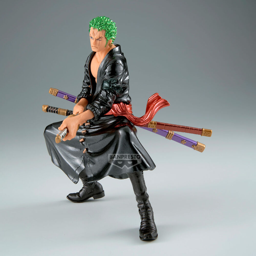 Figura banpresto one piece king of artist roronoa zoro & sanji special ver. - (a:roronoa zoro) 18cm