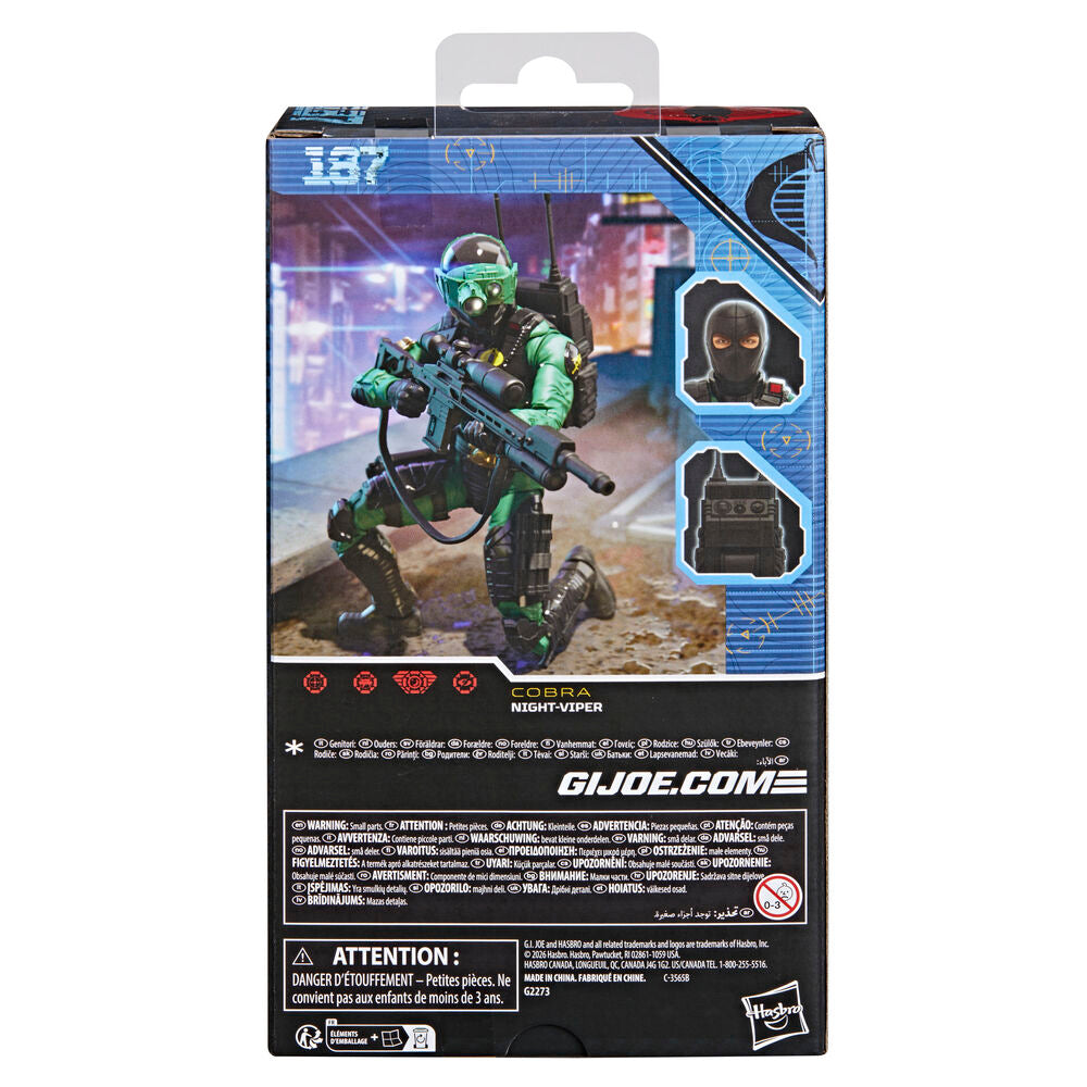 G.I. Joe Classified Series Figura Night-Viper 15 cm