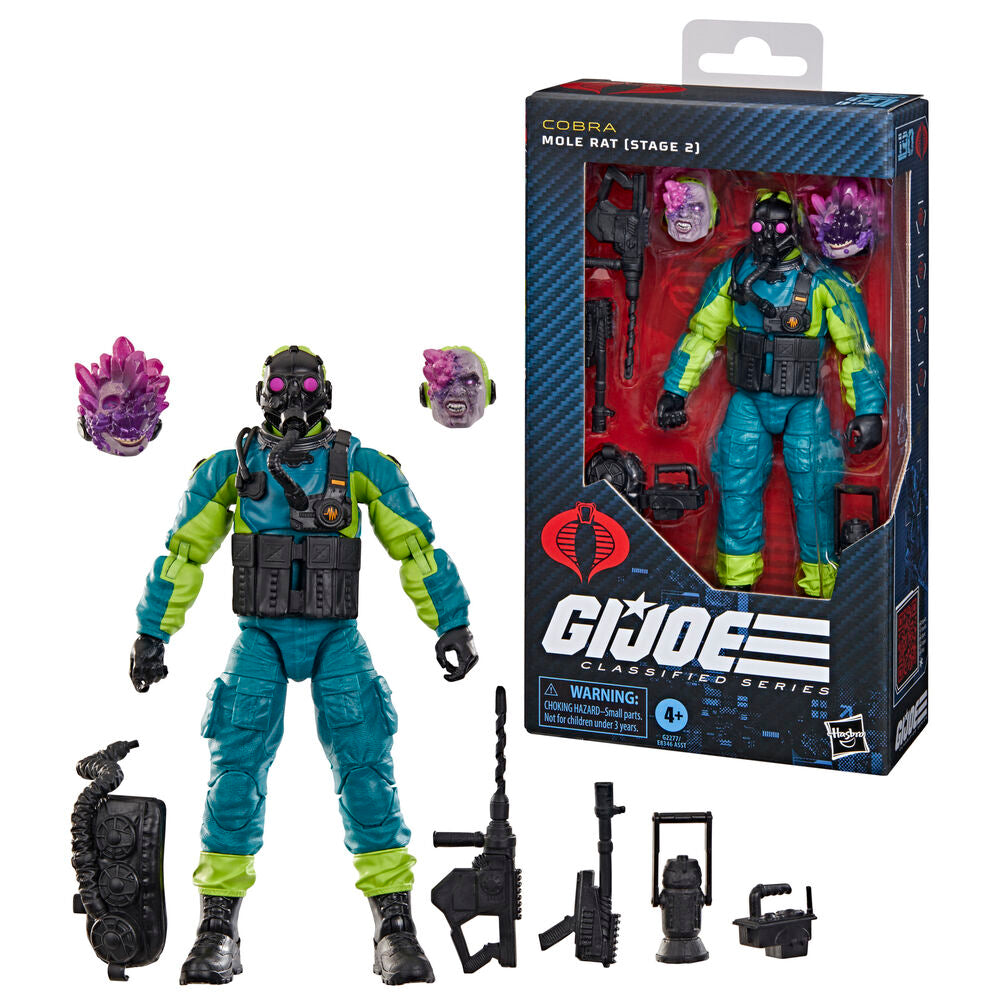 Figura Mole Rat Stage 2 Classified Series Cobra G.I. Joe 15cm