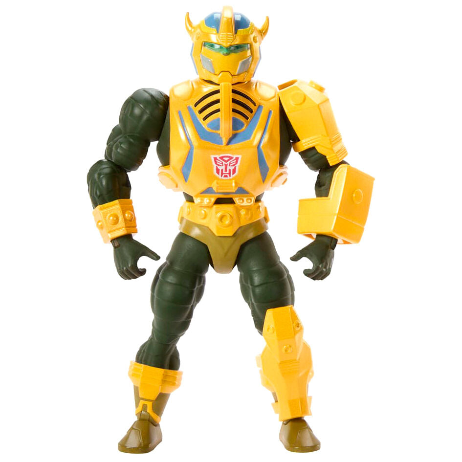 Masters of the Universe x Transformers Figura Bumblebee Armor Man-At-Arms heo European Exclusive 14 cm