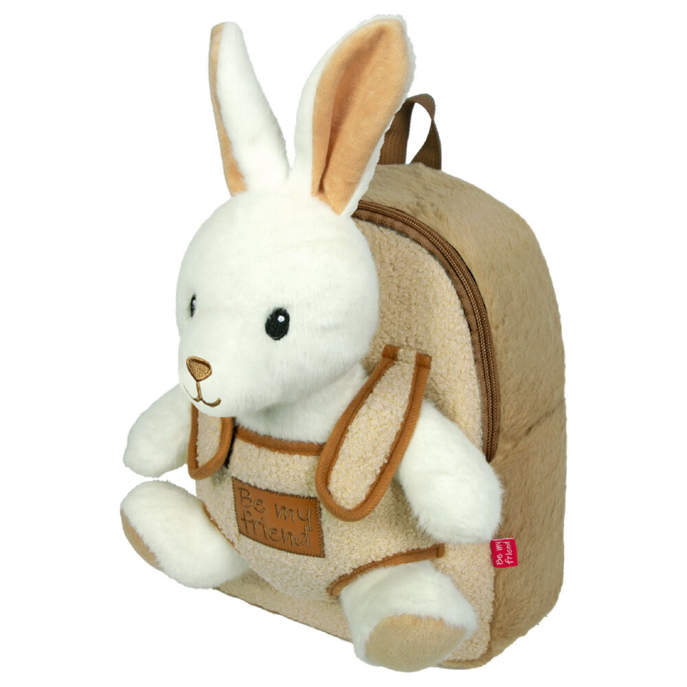 Mochila + peluche conejo 27cm Frikytopia