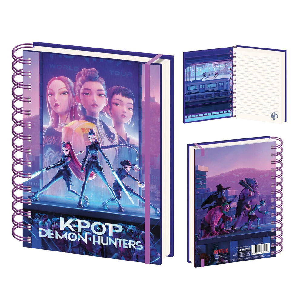 KPop Demon Hunters Libreta A5 Wiro