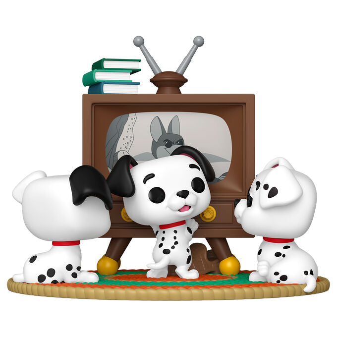 Figura POP Moment Disney 101 Dalmatas Rolly Patch & Lucky with TV Frikytopia