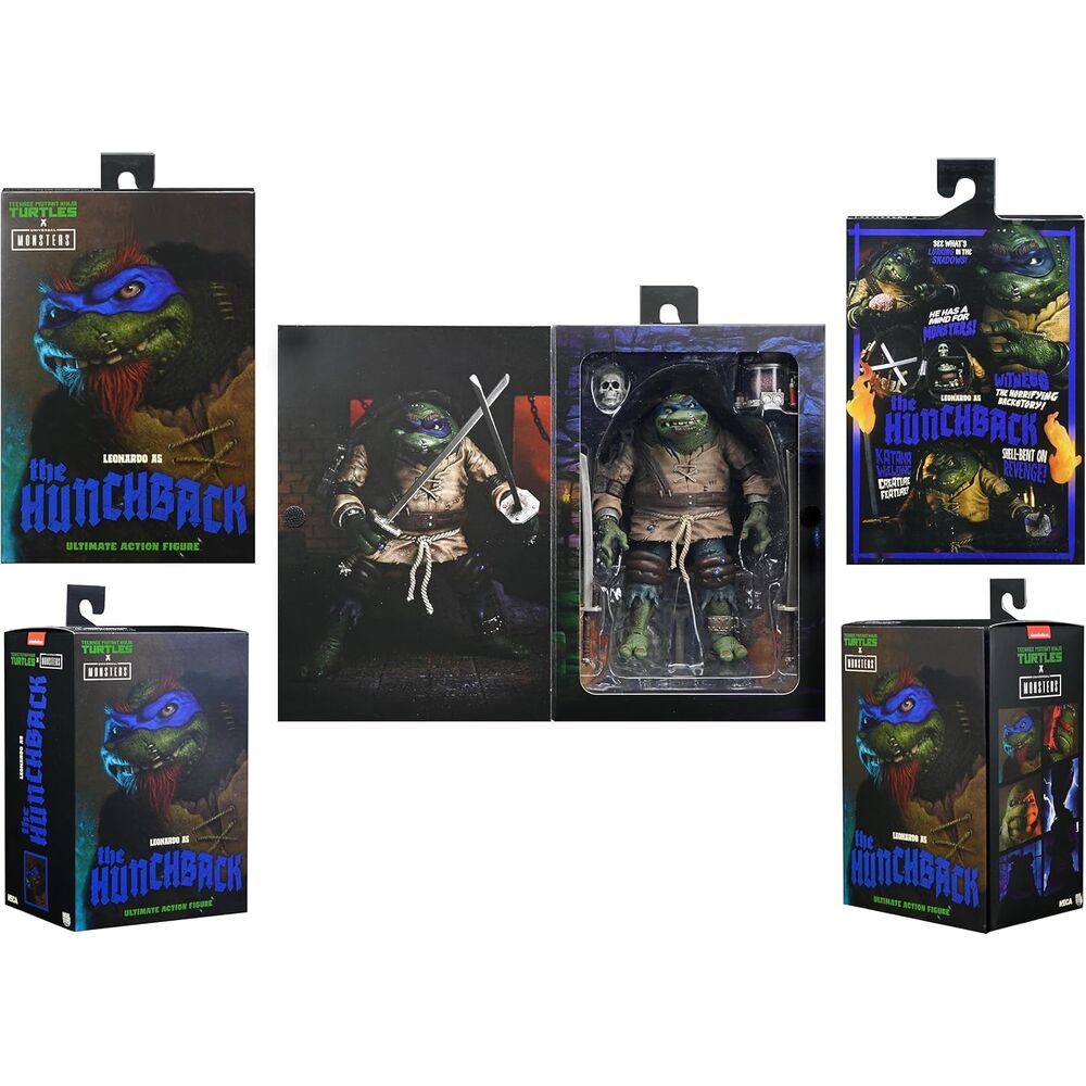 Figura Ultimate Leonardo As Hunchback Tortugas Ninja 18 cm