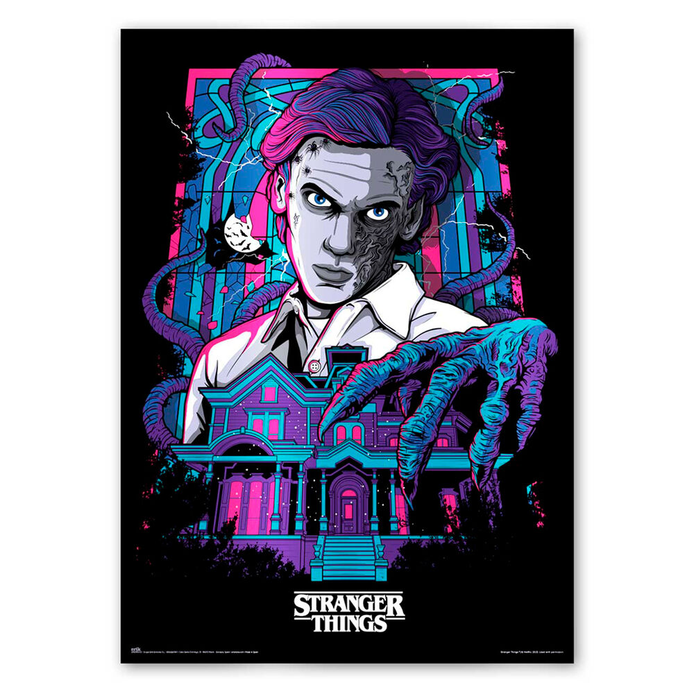 Poster luminiscente Stranger Things Frikytopia