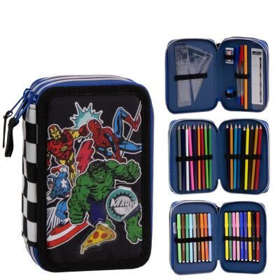 Plumier Los Vengadores Avengers Marvel triple Frikytopia