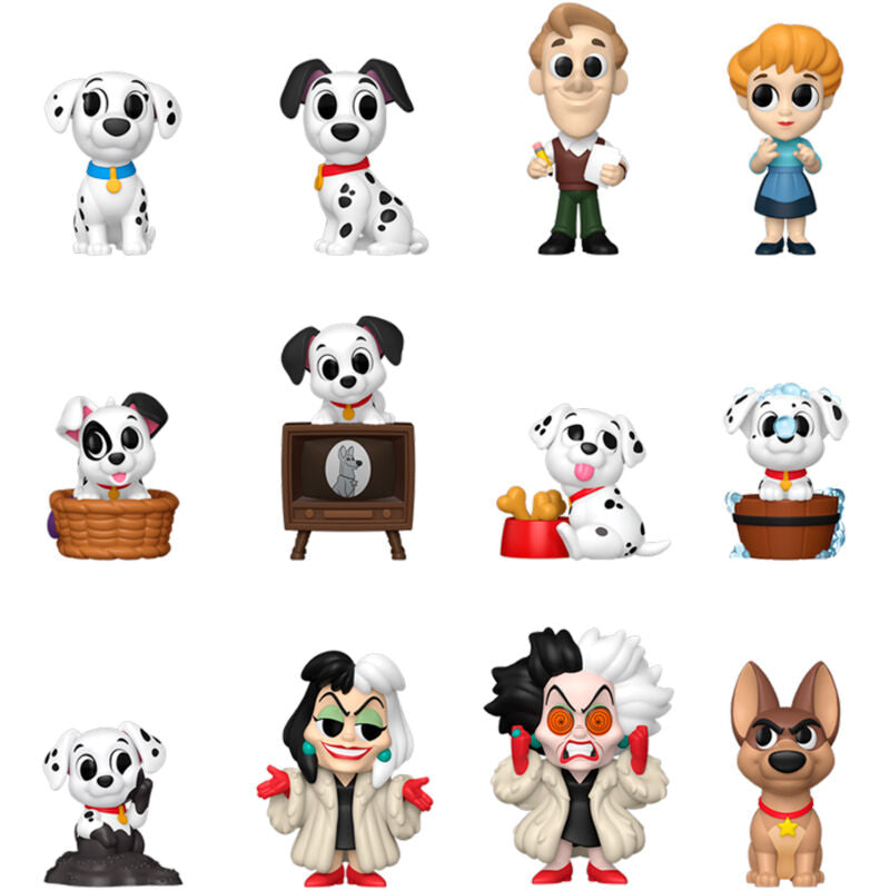 101 dálmatas Mystery Minis Minifiguras 5 cm Expositor PDQ (12)