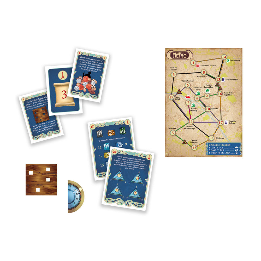 Juego Escape Game Aventura en Paris español