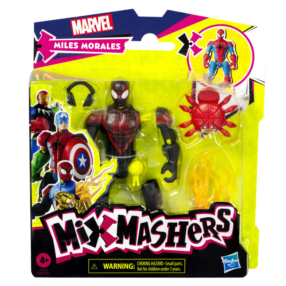 Figura Miles Morales Mix Mashers Marvel 12cm Frikytopia