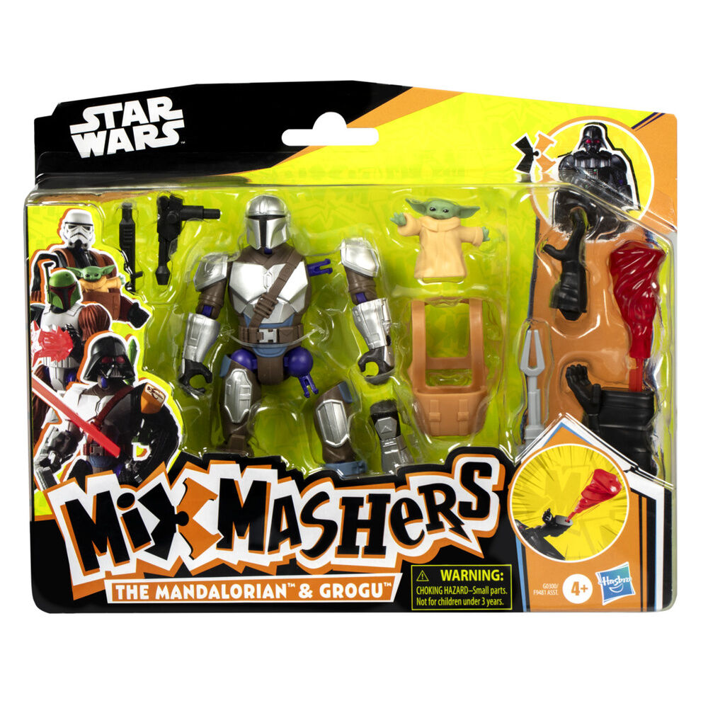 Figura The Mandalorian & Grogu Deluxe Mix Mashers Star Wars 12cm Frikytopia