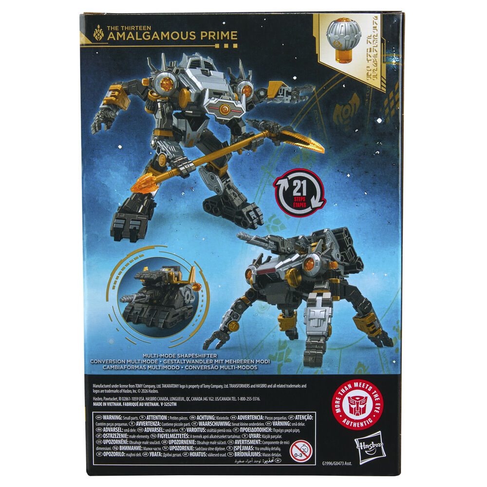 Figura hasbro transformers age of the primes the thirteen amalgamous prime