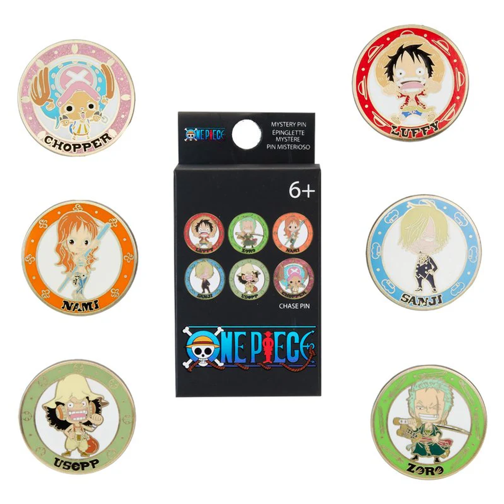 One Piece by Loungefly Chapas esmaltadas Blind Box Chibi Surtido (12)