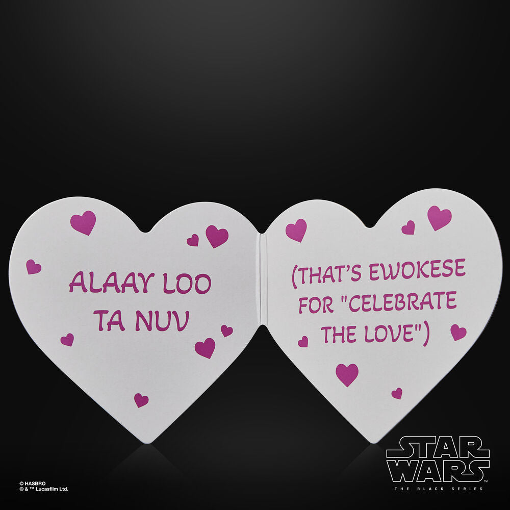 Star Wars Black Series Figura Ewok (Valentine’s Day Edition) 15 cm