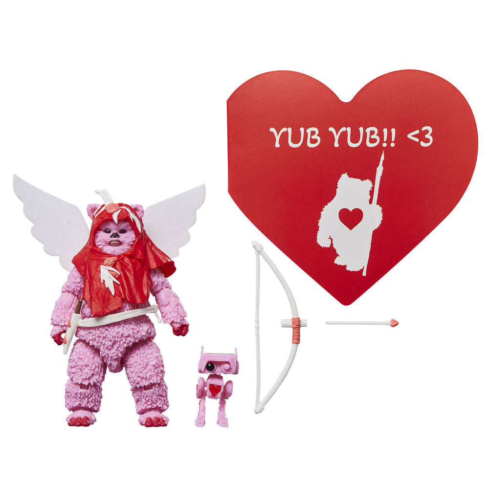 Star Wars Black Series Figura Ewok (Valentine’s Day Edition) 15 cm