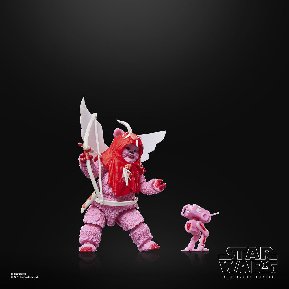 Star Wars Black Series Figura Ewok (Valentine’s Day Edition) 15 cm