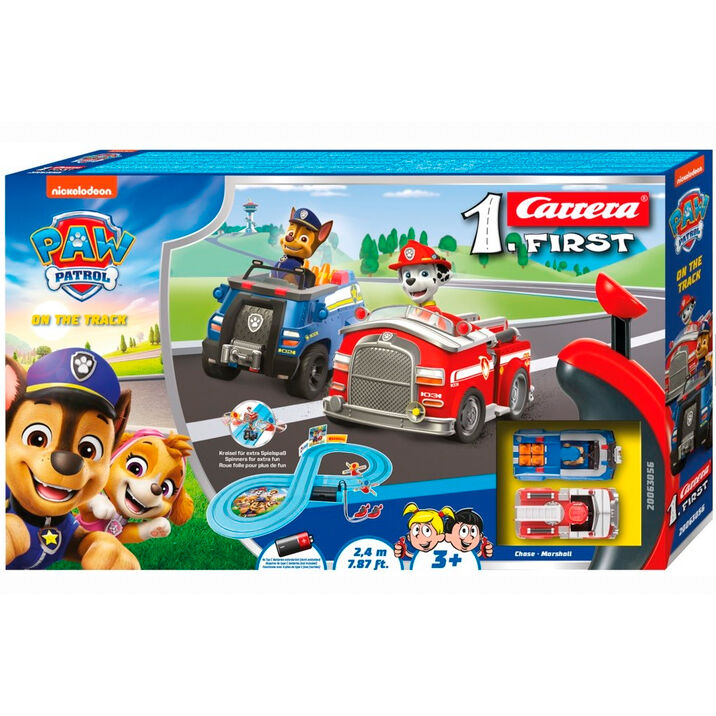 Circuito carreras Chase & Marshall Patrulla Canina Paw Patrol Frikytopia