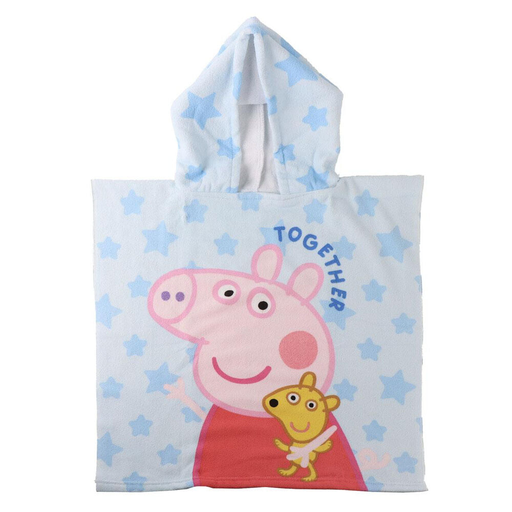 Poncho toalla Peppa Pig microfibra Frikytopia