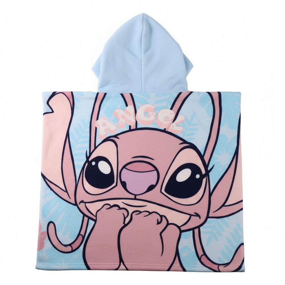 Poncho toalla Stitch Disney microfibra Frikytopia