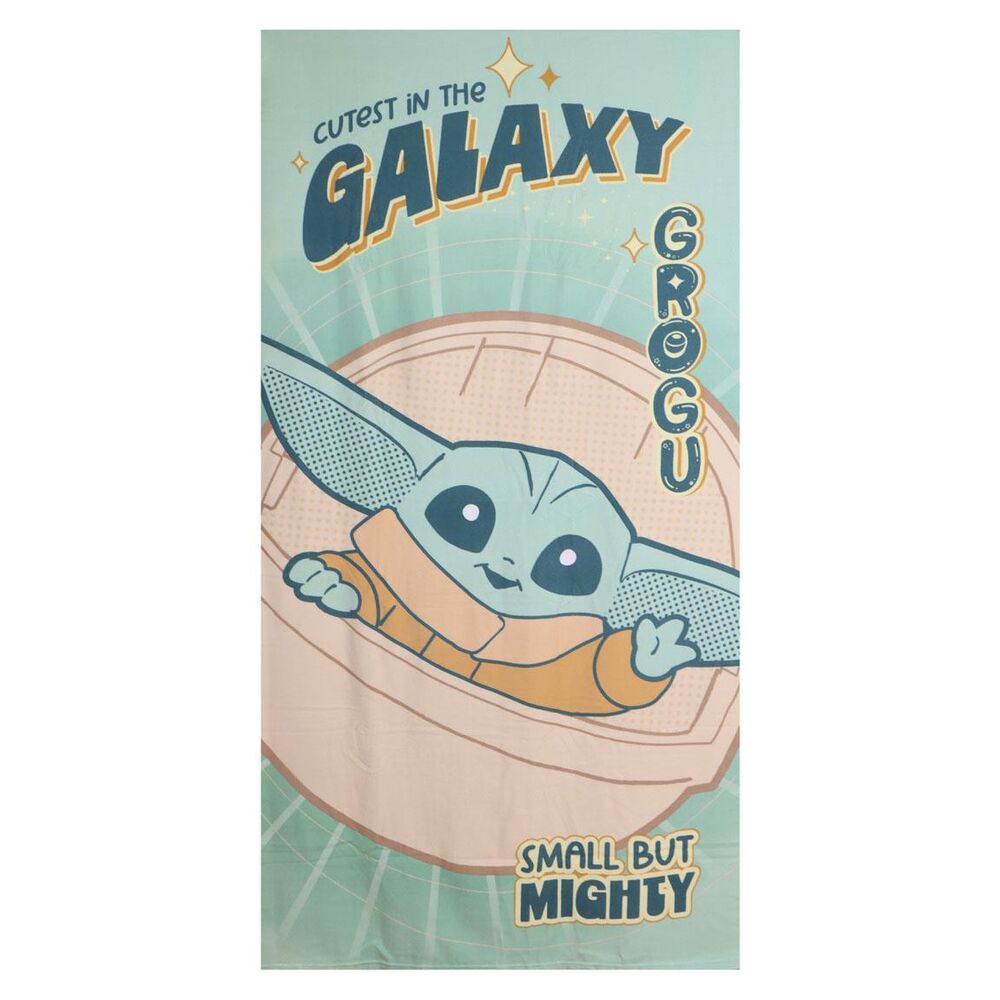 Toalla Grogu The Mandalorian Star Wars microfibra Frikytopia