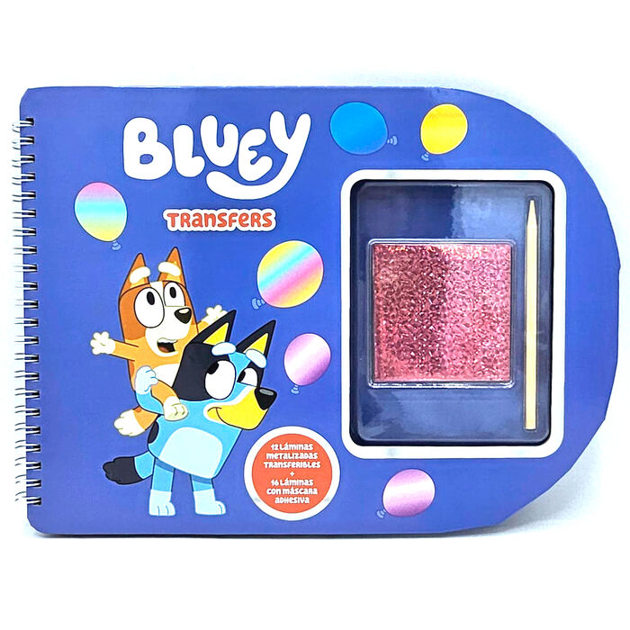 Libreta Transfers Bluey Frikytopia